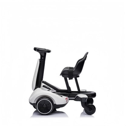 Foldable Kids Electric Go-Kart with Parent Remote - No Assembly Required, Outdoor Ride-On Car with Safety Belt & Charger for Ages 3-8